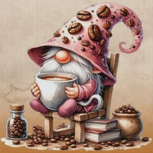 Generisch Kreuzstich Set Vorgedruckt Wichtel Kaffee, Stickvorlagen Stickbilder Vorgedruckt Kreuzstich Stickpackungen Cross Stitch Embroidery Kit Stickset Sticken Set Erwachsene Anfänger-Wichtel-4 Generisch Kreuzstich Set Vorgedruckt Wichtel Kaffee, Stickvorlagen Stickbilder Vorgedruckt Kreuzstich Stickpackungen Cross Stitch Embroidery Kit Stickset Sticken Set Erwachsene Anfänger-Wichtel-4 von Generisch