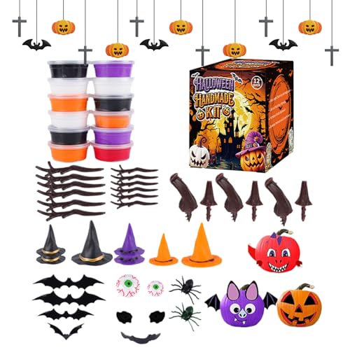 Generisch Kürbis Modelliermasse Bastelset - Halloween Bastelideen Mit Lufttrocknender Modelliermasse Für Kinder Herbst - Pädagogisches Spielzeug Bastelaktivitäten Für Zuhause Schule Unterricht Generisch Kürbis Modelliermasse Bastelset - Halloween Bastelideen Mit Lufttrocknender Modelliermasse Für Kinder Herbst - Pädagogisches Spielzeug Bastelaktivitäten Für Zuhause Schule Unterricht von Generisch