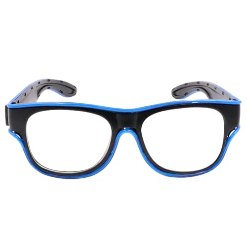 Generisch LED Glasses, Light-Up Sunglasses, 6.3x2.05 Inches, Flashing Party Costume Accessory, USB Rechargeable Frame, Luminous Eyewear Prop for Cosplay, Festivals, Birthdays, Weddings Generisch LED Glasses, Light-Up Sunglasses, 6.3x2.05 Inches, Flashing Party Costume Accessory, USB Rechargeable Frame, Luminous Eyewear Prop for Cosplay, Festivals, Birthdays, Weddings von Generisch