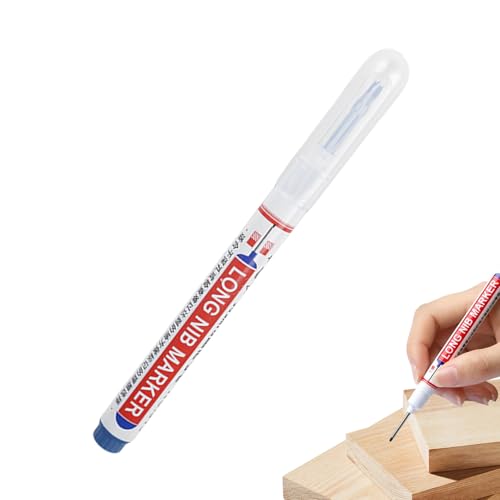 Generisch Langer Nib -Marker, langer Köpfe Tiefes Lochmarker | Langer Nased Marker,Wasserdichtes Schnellstift, Mehrzweck-Hardware-Tool zum Schweißen von Industriemaschinisten Generisch Langer Nib -Marker, langer Köpfe Tiefes Lochmarker | Langer Nased Marker,Wasserdichtes Schnellstift, Mehrzweck-Hardware-Tool zum Schweißen von Industriemaschinisten von Generisch