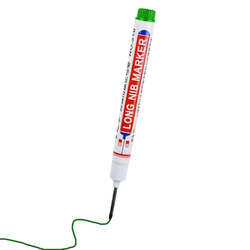 Generisch Langtippsmarker, Deep Loch Marker Stifte - Langer Nased Marker | Wasserdichtem Schnellstift für -Hardware Holzbearbeitungsschweißkonstruktion Generisch Langtippsmarker, Deep Loch Marker Stifte - Langer Nased Marker | Wasserdichtem Schnellstift für -Hardware Holzbearbeitungsschweißkonstruktion von Generisch