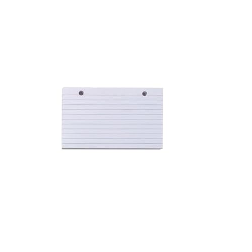 Generisch Linierte Karteikarten mit,vokabelkarten post it groß study essentials postit schul sachen post it Ringhalter und Trennblättern, 100 linierte Karten 3x5 von Generisch