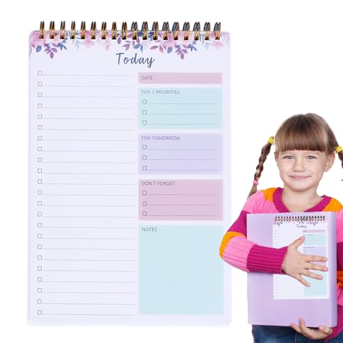 Generisch List List Pad - 52 Blätter tragbare Daily Planer Memo Pad für Schule, Büro und, Checkliste Notebook -Veranstalter mit robustem Schreibpapier für Aufgaben, Notizen, Erinnerungen Generisch List List Pad - 52 Blätter tragbare Daily Planer Memo Pad für Schule, Büro und, Checkliste Notebook -Veranstalter mit robustem Schreibpapier für Aufgaben, Notizen, Erinnerungen von Generisch