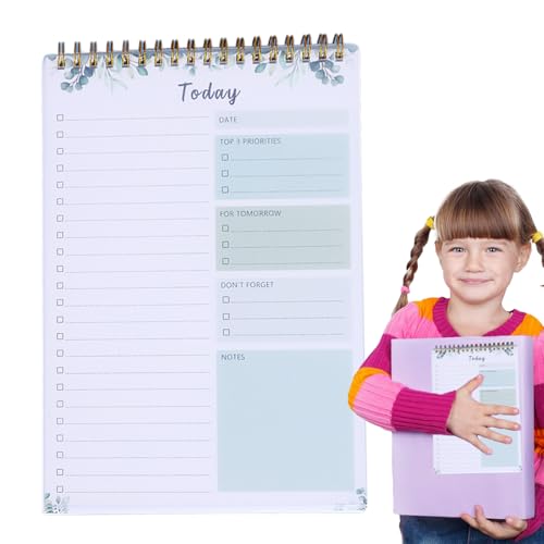 Generisch List List Pad - 52 Blätter tragbare Daily Planer Memo Pad für Schule, Büro und, Checkliste Notebook -Veranstalter mit robustem Schreibpapier für Aufgaben, Notizen, Erinnerungen Generisch List List Pad - 52 Blätter tragbare Daily Planer Memo Pad für Schule, Büro und, Checkliste Notebook -Veranstalter mit robustem Schreibpapier für Aufgaben, Notizen, Erinnerungen von Generisch