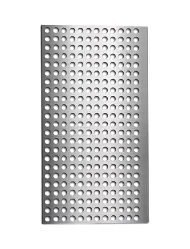 Generisch Lochplatte, Lochdurchmesser 10 mm, Metalllochblech, 304 Edelstahl, auslaufsichere Fensterpolster, (15x300cm) von Generisch