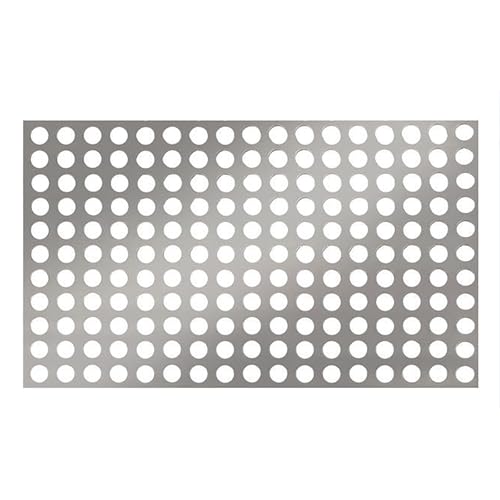 Generisch Lochplatte aus Edelstahl 304, Balkonschutznetz, Lochblechgeflecht for die Schutzabdeckung von Belüftungsdekorationsgeräten(35x110cm) von Generisch