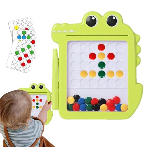 Generisch Magnetic Drawing Board, Cute Crocodile Dot Board, Educational Puzzle Toy, Preschool Writing Tool for Children, Kids, Learning and Creativity, Abs, 5.71x6.69 Inches Generisch Magnetic Drawing Board, Cute Crocodile Dot Board, Educational Puzzle Toy, Preschool Writing Tool for Children, Kids, Learning and Creativity, Abs, 5.71x6.69 Inches von Generisch