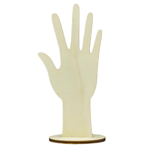 Generisch Mannequin-Hand- -Display, Finger-Hand-Display - Holzständer für Armbänder - Schmuck-Organizer zur Präsentation von Halsketten, Armreifen, Anhängern und Anhängern Generisch Mannequin-Hand- -Display, Finger-Hand-Display - Holzständer für Armbänder - Schmuck-Organizer zur Präsentation von Halsketten, Armreifen, Anhängern und Anhängern von Generisch