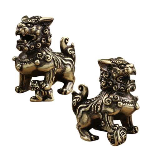 Generisch Messing Löwenstatue Retro Mini Löwenschmuck Für Teedekor Generisch Messing Löwenstatue Retro Mini Löwenschmuck Für Teedekor von Generisch