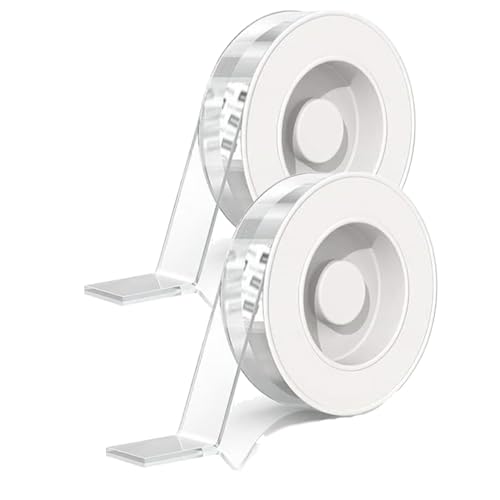 Generisch Mixturean Nano Tape, Appearancte/Enclosureola/Orechstripe/Confideint Extra großes doppelseitiges Klebeband, transparentes und robustes Nano-Klebeband für den Heimgebrauch (2) von Generisch