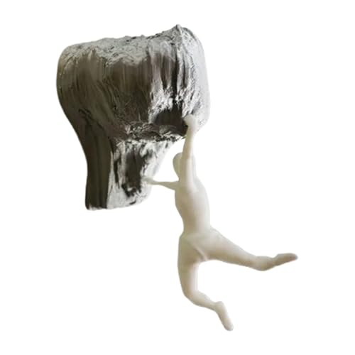 Generisch Moderne Skulpturen Wanddekor,Kletterer Wandfigur - 3D Gedruckter Kunsthaken Für Schlüssel Mütze Jacke Generisch Moderne Skulpturen Wanddekor,Kletterer Wandfigur - 3D Gedruckter Kunsthaken Für Schlüssel Mütze Jacke von Generisch