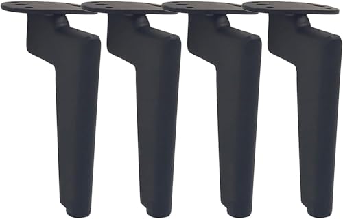 Generisch Möbelbeine aus Metall, 4er-Set, Moderne Möbel, Schrankfüße, DIY-Ersatzbeine for Schrank, Sofa, Couch, Stuhl(Black) von Generisch