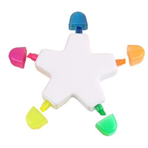 Generisch Multi-Textmarker – 6-in-1 Farbiges Textmarker-Stiftset | Sanfte Pastell- & Neonfarben Für Schule, Büro, Planer & Journal | Schreibwaren – Kompakt & Tragbar von Generisch