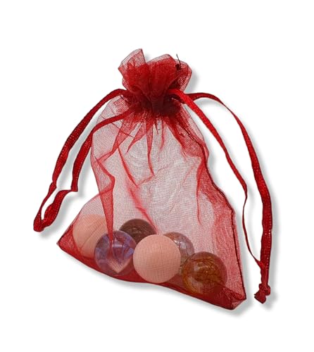 Generisch Organzabeutel Organzasäckchen Geschenkbeutel Schmuckbeutel Hochzeit Feier (Bordeaux, 9 x 12) von Generisch
