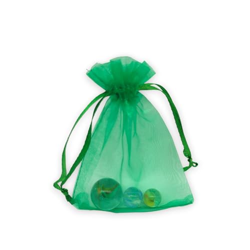 Generisch Organzabeutel Organzasäckchen Geschenkbeutel Schmuckbeutel Hochzeit Feier (Dunkelgrün, 7 x 9) von Generisch