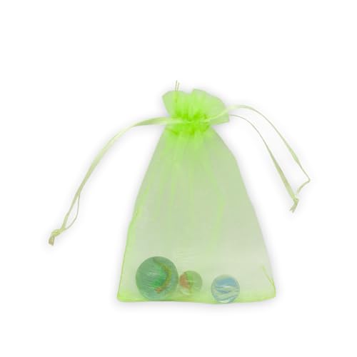 Generisch Organzabeutel Organzasäckchen Geschenkbeutel Schmuckbeutel Hochzeit Feier (Hellgrün, 5 x 7) von Generisch