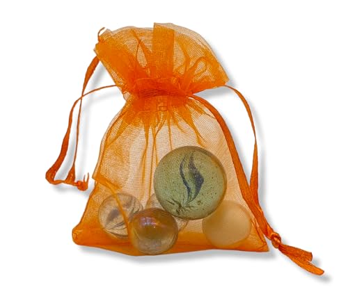 Generisch Organzabeutel Organzasäckchen Geschenkbeutel Schmuckbeutel Hochzeit Feier (Orange, 13 x 18) von Generisch