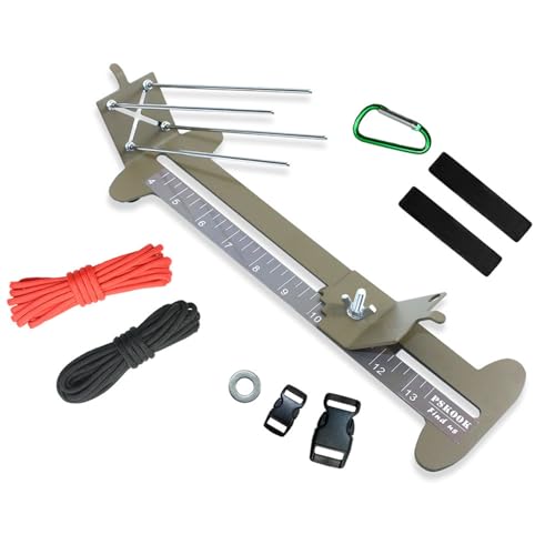Generisch Paracord Blet Jig Kit Paracord Tool Kit Weben DIY Maker Tool mit rutschfesten Gummifüßen von 10,2 cm bis 33 cm lang Generisch Paracord Blet Jig Kit Paracord Tool Kit Weben DIY Maker Tool mit rutschfesten Gummifüßen von 10,2 cm bis 33 cm lang von Generisch