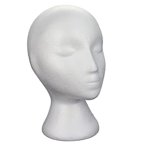Generisch Perückenkopf Frau, Styroporkopf für Perücken Styroporkopf Perrückenkopfhalter Perückenkopf Styropor für Mützen, Puppenkopf aus Styropor für DIY Dekoration, Perücken, Haare, Brille, Hut. Generisch Perückenkopf Frau, Styroporkopf für Perücken Styroporkopf Perrückenkopfhalter Perückenkopf Styropor für Mützen, Puppenkopf aus Styropor für DIY Dekoration, Perücken, Haare, Brille, Hut. von Generisch
