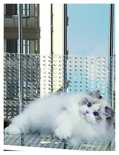 Generisch Polycarbonat-Balkon-Sicherheitsnetz, perforierte Anti-Fall-Platte mit Befestigungsbändern, 1,6 mm dick(20x100cm/7.8x39.3in) von Generisch