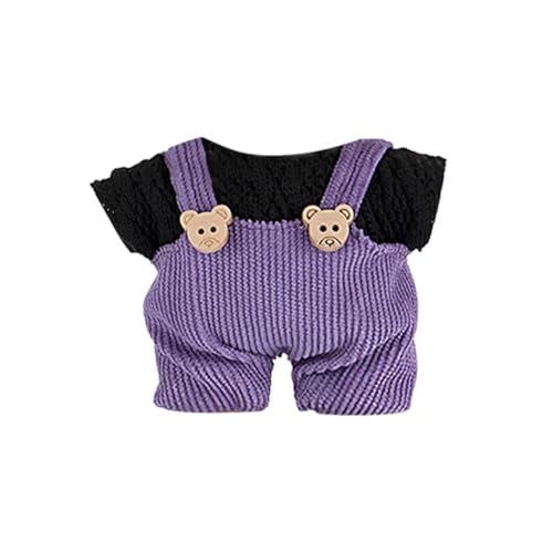 Generisch Puppenwagen Fashion Doll Kleidung Outfit Set Hochwertiges Kostüm Anziehzubehör für 12 Puppen Weiches Material Handgemachtes Design Puppenhaus Beleuchtung (C, 17CM) von Generisch