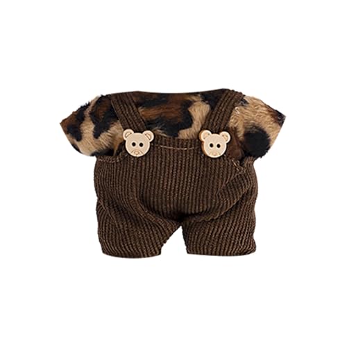 Generisch Puppenwagen Fashion Doll Kleidung Outfit Set Hochwertiges Kostüm Anziehzubehör für 12 Puppen Weiches Material Handgemachtes Design Puppenhaus Beleuchtung (D, 17CM) von Generisch
