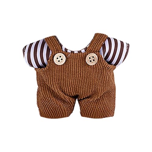 Generisch Puppenzubehör Holz Fashion Doll Kleidung Outfit Set Hochwertiges Kostüm Anziehzubehör für 12 Puppen Weiches Material Handgemachtes Design Puppenkleidung 43 cm Junge (C, 17CM) von Generisch