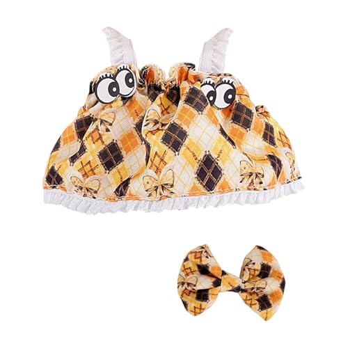 Generisch Puppenzubehör Junge Fashion Doll Kleidung Outfit Set Hochwertiges Kostüm Anziehzubehör für 12 Puppen Weiches Material Handgemachtes Design Puppenzubehör Holz (D, 17CM) von Generisch