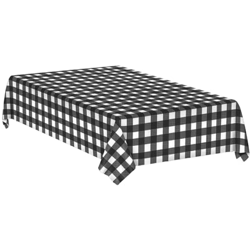 Generisch Rechteck Oktoberfesttisch Cover - Gingham Stofftischtuch waschbar | Hochleistungsabdeckung wasserdichte Partydekor für Café Camping Hinterhof Grill Restaurant Terrasse Balkon Essgarten von Generisch