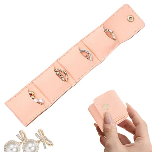 Generisch Reise Schminktasche Schmuck - Reiseringhalter,Elegant Faltbar Unterteilt Mit Verschluss Für Ohrringe Ring Armband Damen Herren Alle Generisch Reise Schminktasche Schmuck - Reiseringhalter,Elegant Faltbar Unterteilt Mit Verschluss Für Ohrringe Ring Armband Damen Herren Alle von Generisch