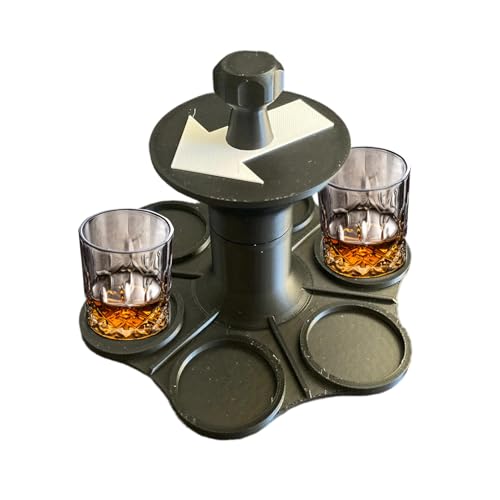 Generisch Roulette Spiel | Shot-Roulette-Spiel | Partyzubehör Für Outdoor Halloween Camping Paare Singles Abend Bar Pool Amor von Generisch