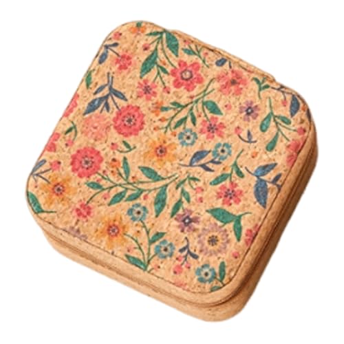 Generisch Schmuck-Aufbewahrungsbox, Reise-Schmuckschatulle,Retro-Schmuckkästchen, Reise-Aufbewahrungsbox - Reisezubehör aus Stoff, Schmuck-Organizer für Ringe, Ohrringe und Halsketten Generisch Schmuck-Aufbewahrungsbox, Reise-Schmuckschatulle,Retro-Schmuckkästchen, Reise-Aufbewahrungsbox - Reisezubehör aus Stoff, Schmuck-Organizer für Ringe, Ohrringe und Halsketten von Generisch
