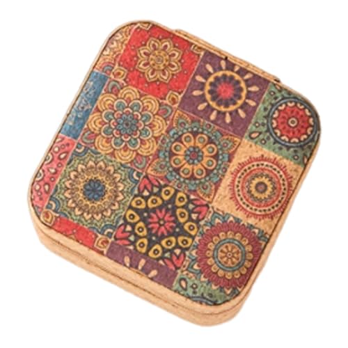Generisch Schmuckkästchen für Damen, Schmuckaufbewahrungsbox,Retro tragbare Aufbewahrungsbox Reise-Schmuckschatulle - Kleines Schmuck-Organizer-Tuch, kreatives Reisezubehör für Halsketten Generisch Schmuckkästchen für Damen, Schmuckaufbewahrungsbox,Retro tragbare Aufbewahrungsbox Reise-Schmuckschatulle - Kleines Schmuck-Organizer-Tuch, kreatives Reisezubehör für Halsketten von Generisch