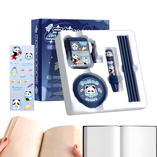 Generisch Schreibset Für Schüler, Cartoon-Motive Aesthetic Schulmaterialien Für Mädchen, Klassenbelohnung mit Spitzer, Staubsauger, Radiergummi, Stifte für Mädchen Generisch Schreibset Für Schüler, Cartoon-Motive Aesthetic Schulmaterialien Für Mädchen, Klassenbelohnung mit Spitzer, Staubsauger, Radiergummi, Stifte für Mädchen von Generisch