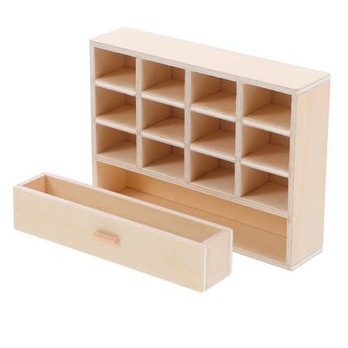 Generisch Schubladenschrank Holz für Puppenhaus Diy Freundliches Aufbewahrungsmöbel Kompakter Organizer mit Schubladen für Puppenhaus Dekoration Unvollendetes Holz für Persönliche Gestaltung Generisch Schubladenschrank Holz für Puppenhaus Diy Freundliches Aufbewahrungsmöbel Kompakter Organizer mit Schubladen für Puppenhaus Dekoration Unvollendetes Holz für Persönliche Gestaltung von Generisch