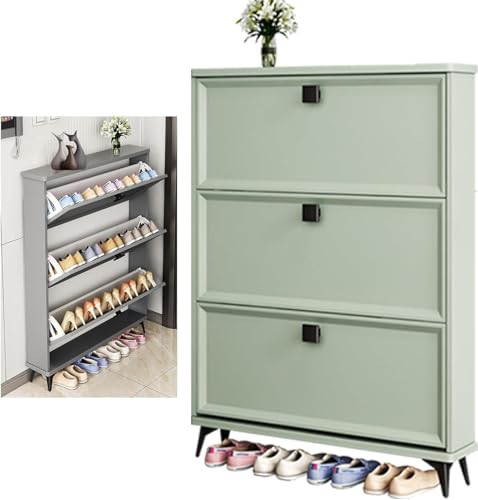 Generisch Schuhregal Holzschrank Organizer für den Eingangsbereich, freistehendes Kippeimer-Design, platzsparende Flurlösung Generisch Schuhregal Holzschrank Organizer für den Eingangsbereich, freistehendes Kippeimer-Design, platzsparende Flurlösung von Generisch