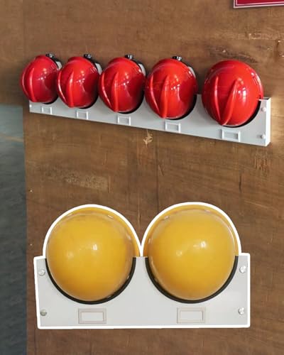 Generisch Schutzhelmhalter für die Wand – Robustes Organizer-Gestell für 2 Schutzhelme, perfekt für Werkstatt, Garage oder Baustelle – Langlebige Aufbewahrungslösung für Schutzhelme Generisch Schutzhelmhalter für die Wand – Robustes Organizer-Gestell für 2 Schutzhelme, perfekt für Werkstatt, Garage oder Baustelle – Langlebige Aufbewahrungslösung für Schutzhelme von Generisch