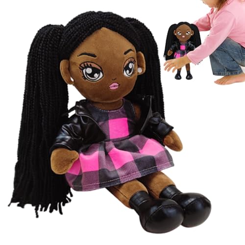 Generisch Schwarze Puppen Für Mädchen,Schwarze Baby Stoffpuppen Mit Kleidung - Interaktives Spielzeug Für Rollenspiele Kleinkinder Mädchen Vorschulkindergarten Generisch Schwarze Puppen Für Mädchen,Schwarze Baby Stoffpuppen Mit Kleidung - Interaktives Spielzeug Für Rollenspiele Kleinkinder Mädchen Vorschulkindergarten von Generisch