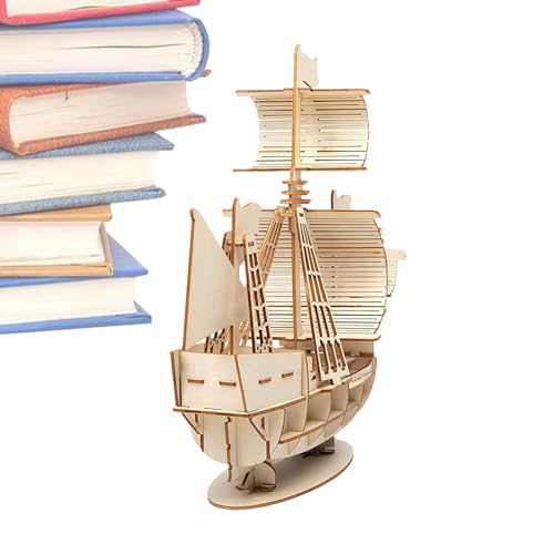 Generisch Segelschiff-Bausteine,Bausteine-Set,Holzbausatz zum Sammeln, Bootsmodell | Lustige Tisch-Puzzleblöcke, BAU-DIY-Sets für Bücherregal-Schreibtisch Generisch Segelschiff-Bausteine,Bausteine-Set,Holzbausatz zum Sammeln, Bootsmodell | Lustige Tisch-Puzzleblöcke, BAU-DIY-Sets für Bücherregal-Schreibtisch von Generisch