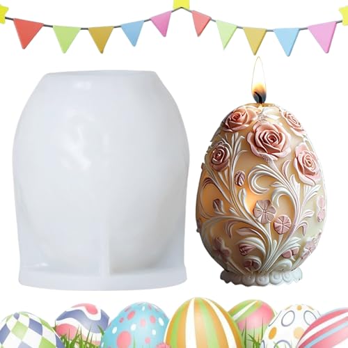 Generisch Silikon Ostereiform - wiederverwendbarer Kerzenformputz Gussguss | Kreatives Frühlingskunstwerkhaus, Holiday Art Projects, ideal für Anfänger und saisonale Geschenke Generisch Silikon Ostereiform - wiederverwendbarer Kerzenformputz Gussguss | Kreatives Frühlingskunstwerkhaus, Holiday Art Projects, ideal für Anfänger und saisonale Geschenke von Generisch