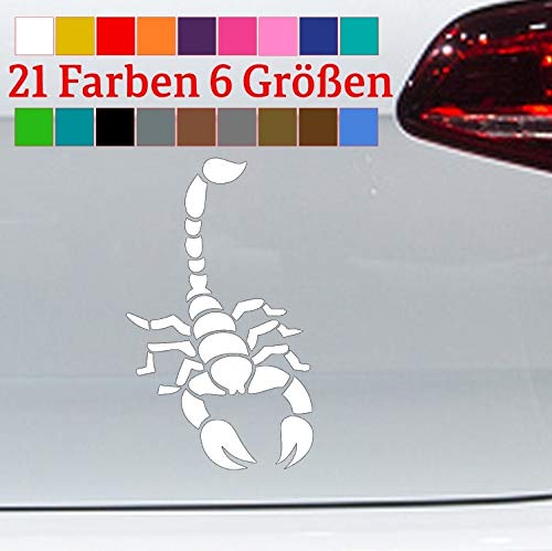 generisch Skorpion Aufkleber Scorpio Sticker Sternbild Sternzeichen Tierkreis Horoskop JDM in 6 Größen und 21 Farben generisch Skorpion Aufkleber Scorpio Sticker Sternbild Sternzeichen Tierkreis Horoskop JDM in 6 Größen und 21 Farben von generisch