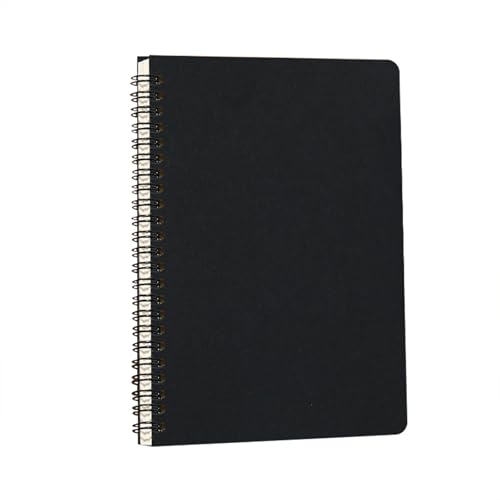 Generisch Spirale Notizblock A5 Notizbuch Kraftpapier Liniert Kraft Cover Notizheft Liniertes Notizbuch Tagebuch Notizen Planung Malen und Graffiti Kraft Hardcover für Zuhause Schule Büro Arbeit von Generisch