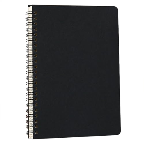 Generisch Spirale Notizblock B5 Notizbuch Kraftpapier Liniert Kraft Cover Notizheft Liniertes Notizbuch Tagebuch Notizen Planung Malen und Graffiti Kraft Hardcover für Zuhause Schule Büro Arbeit von Generisch