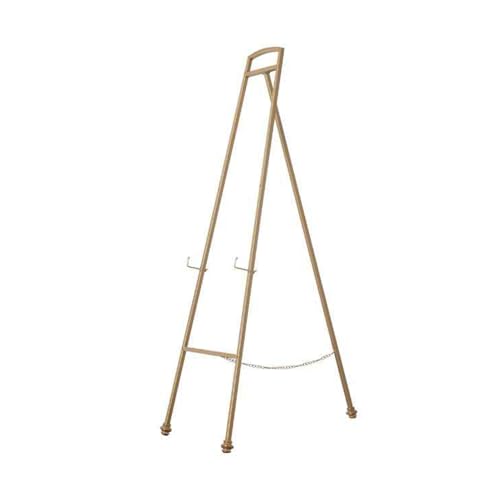 Generisch Staffelei-Ausstellungsständer, Hochzeitsschild-Plakattafelständer, höhenverstellbare Metallstaffelei, for Zeichnen und Skizzieren(Gold) von Generisch