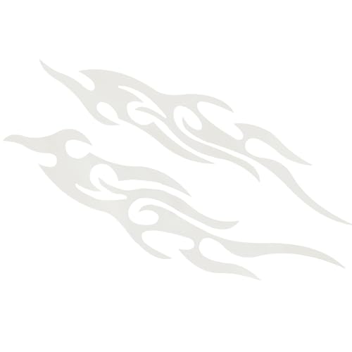 Generisch Sticker Für Krafträder - Flamen Motive,2 Stücke Wetterfestes Abzeichen Coole Designs Für Stoßstange, LKW & Fenster Generisch Sticker Für Krafträder - Flamen Motive,2 Stücke Wetterfestes Abzeichen Coole Designs Für Stoßstange, LKW & Fenster von Generisch
