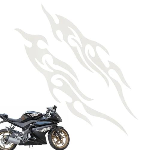 Generisch Sticker Für Krafträder - Flammen Design Auto Aufkleber,2 Stücke Wetterfestes Abzeichen Coole Designs Für Stoßstange, LKW & Fenster Generisch Sticker Für Krafträder - Flammen Design Auto Aufkleber,2 Stücke Wetterfestes Abzeichen Coole Designs Für Stoßstange, LKW & Fenster von Generisch