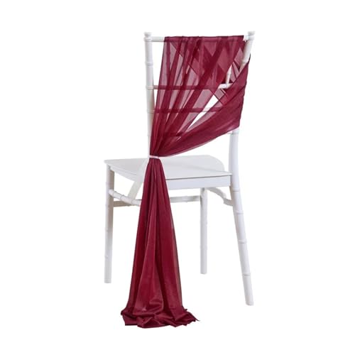Generisch Stuhlschärpen, 10/50 Stück, Salbeigrün, 17 x 250 cm, Chiffon-Stuhlschärpen, 12er-Set, Schärpen für Hochzeitsstühle, Bänder, Hochzeitsfeier, Gangstuhl-Dekoration (Dunkelrot, 50 Stück) Generisch Stuhlschärpen, 10/50 Stück, Salbeigrün, 17 x 250 cm, Chiffon-Stuhlschärpen, 12er-Set, Schärpen für Hochzeitsstühle, Bänder, Hochzeitsfeier, Gangstuhl-Dekoration (Dunkelrot, 50 Stück) von Generisch