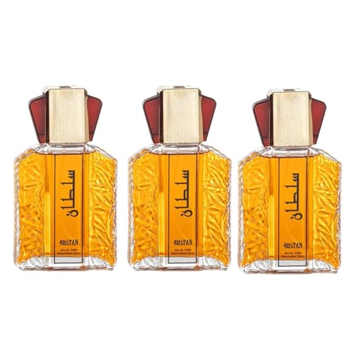 Generisch Sultan Dubai Parfüm Für Herren,Markanter Männer Duft,Eleganter Edler Langanhaltender Parfum,EAU De Toilette Spray,Erfrischender Langanhaltender Duft,Parfümöl Sultan,Arabisches Parfümöl(3Pc) von Generisch