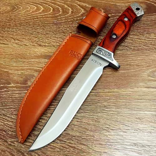 Generisch TEERMA EC9- Integriertes geschmiedetes gerades Messer im Freien mit fester Klinge, Überlebensmesser, Perfektes Bushcraft Messer Outdoor,Jagdmesser,Angelmesser mit feststehende Klinge von Generisch