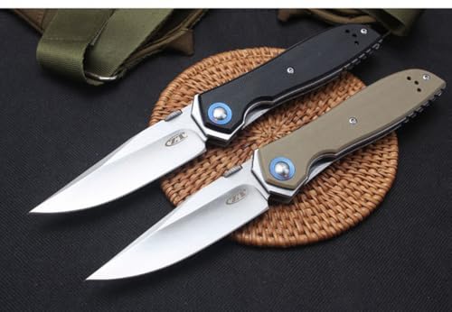 Generisch TEERMA IN4 Integriertes geschmiedetes gerades Messer im Freien mit fester Klinge, Überlebensmesser, Jagdmesser(Farbe nach dem Zufallsprinzip versendet) von Generisch